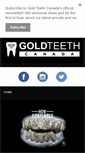 Mobile Screenshot of goldteethcanada.com